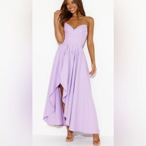 Hello Molly Wise Tales Strapless Maxi Dress